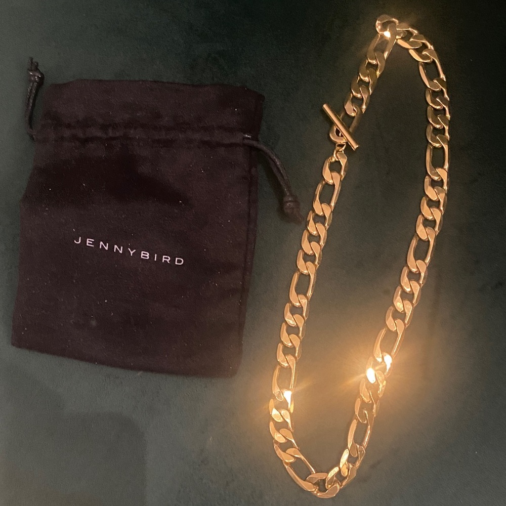 Jenny Bird Gold Curb Chain Necklace